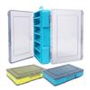 Fishing Lures Hooks Storage Container Double Side Fishing Accessory Case Fishing Tackle Storage Box Multi Compartment