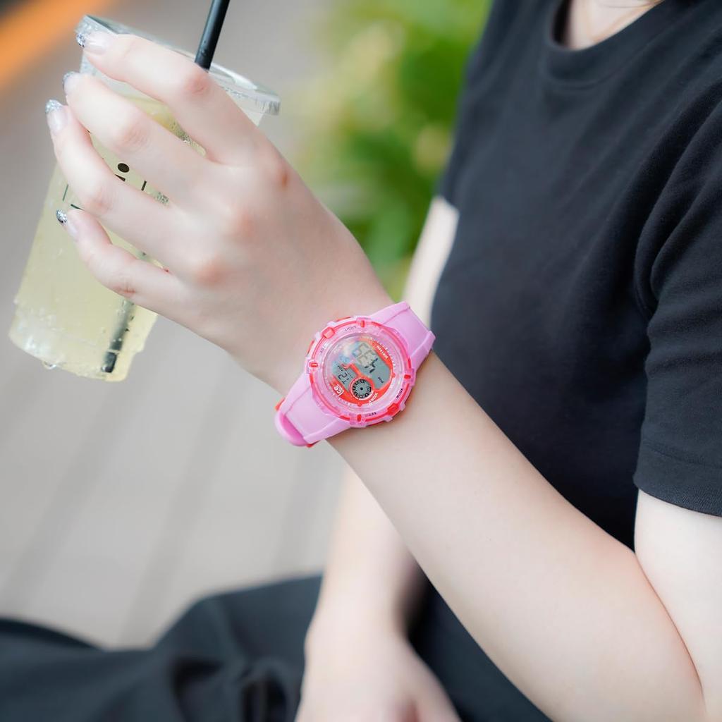 Autorisierter Distributor [Ice-watch] Ice Watch Herren Damen 023268 Ice Digit Explorer Lovely Pink Small 40mm Digital