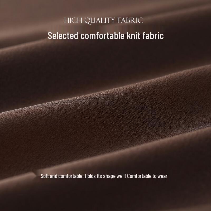 Muzhi Damen Acetatmischung Langarm Bluse mit Gürtel