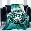 1PC Coritiba Foot Ball Club Printed Soft Flannel Blanket Throw for Adult Bedroom Living Room Sofa Camping Travel Fan gifts Christmas Gifts