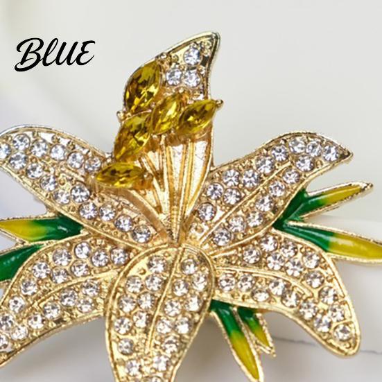 Scarves Brooch 1/2Pcs Women Pin Flower Design Lapel Pin