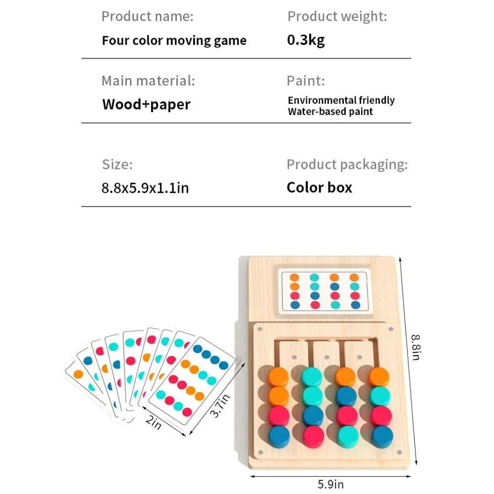 Hand-eye Coordination Colors Matching Game Colors Cognitive Puzzles  Kids Toy