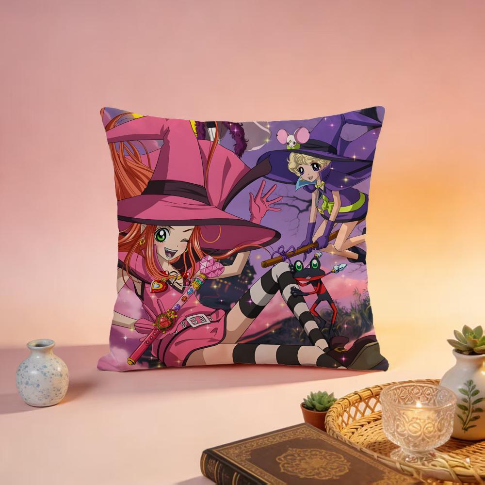 Fashion SSugar Sugar Runeable Cushion Cover Premium SkinFriendly Pillow Case MultiPurpose for Home Office Travel