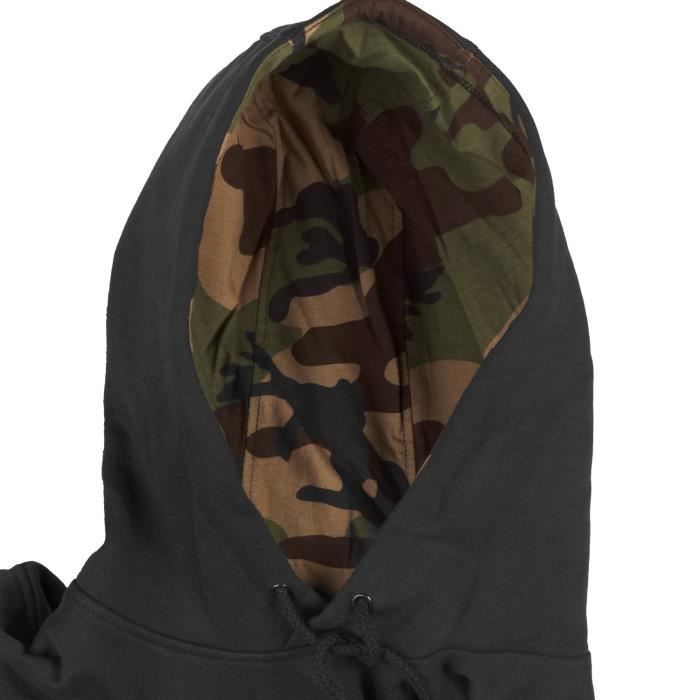 New Era Fleece Hoodie - NFL New England Patriots schwarz / camo