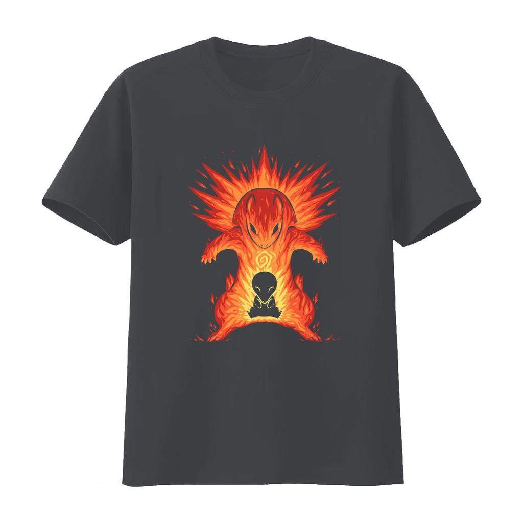 The Explosion Within Typhlosion Cyndaquil Monster T Shirt for Cool Design Fire Theme Vintage Streetwear Unisex 2026 Summer T Shirt
