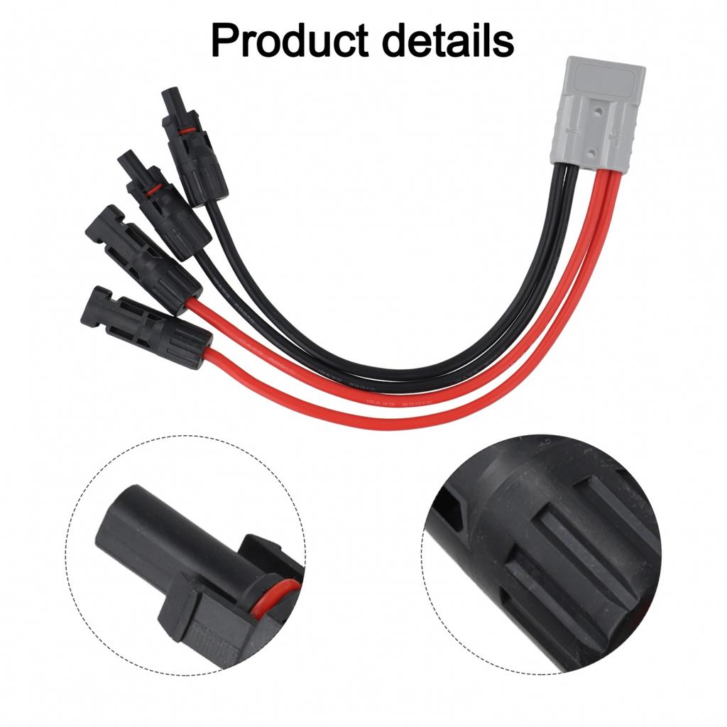 Simplified Power Reliable 50A For Anderson To Solar Charger Connection