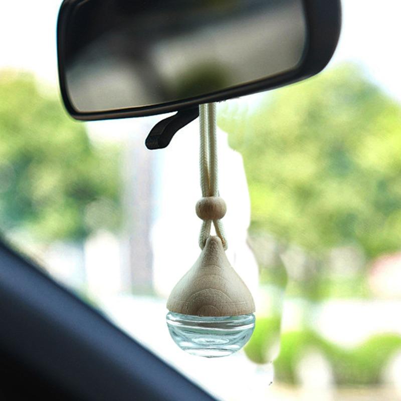 Auto-Parfüm-leere Flaschen-Ornamente, universelle sphärische Parfüm-Glasflasche, hängende Dekoration, Anhänger, Auto-Innenausstattung