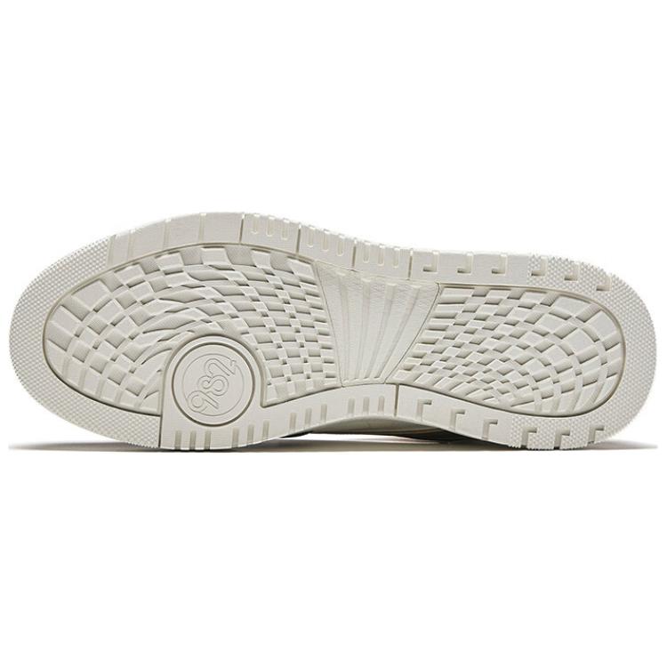 New Anta 982 Warm And Wear Resistant High Top Skateboard Shoes Men's Brown White 112448961-4