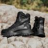Men Tactical Boot Military Safety Hunting Hiking Shoes Anti-Slip Desert Lace Up Motorcycle Ankle Army Climbing Shoes Zapatillas