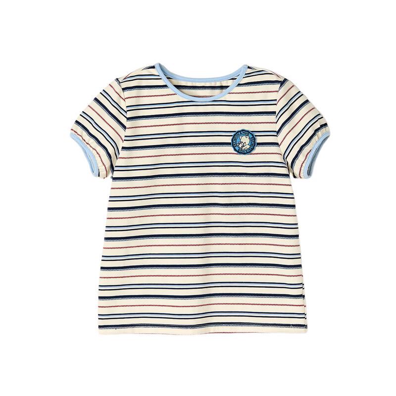 Deesha Girls' Striped Short-Sleeve T-Shirt