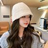 Hat Women'S Versatile Warm Ear Protection Big Head Knitted Hat Yarn Hat