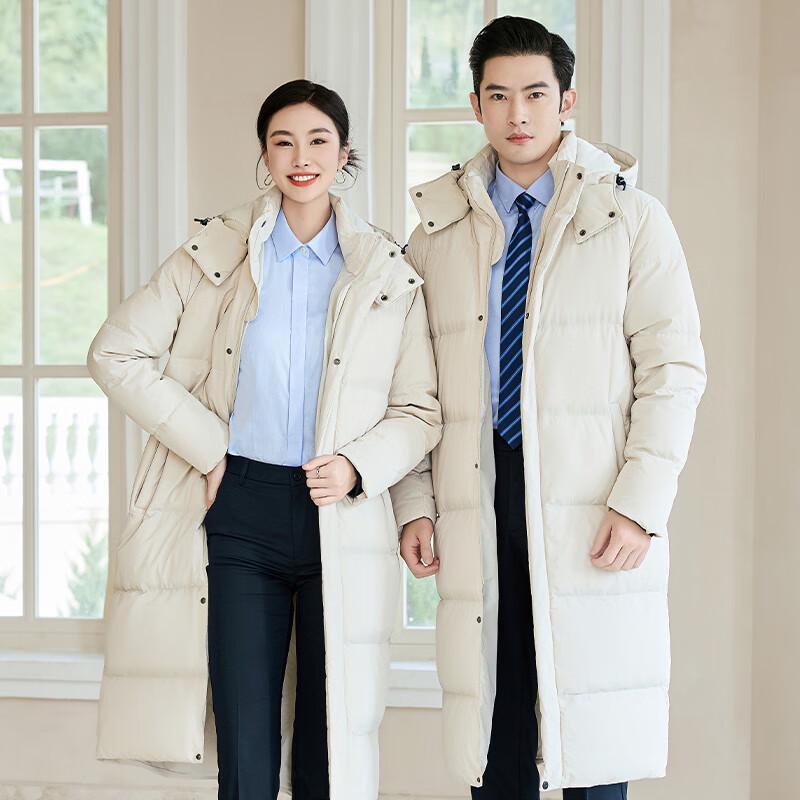 Tremon Unisex Mittellange Daunenjacke mit Kapuze