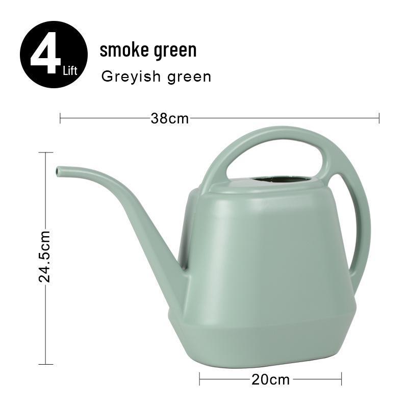 Durable Green Watering Can for Indoor/Outdoor Plants and Vegetables