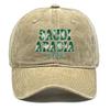 Baseball Cap With "SAUDI ARABIA" "YALLA SAUDI" Flag Printed , Adjustable Baseball Hat Lightweight Fashion Leisure Casual Sun Hat
