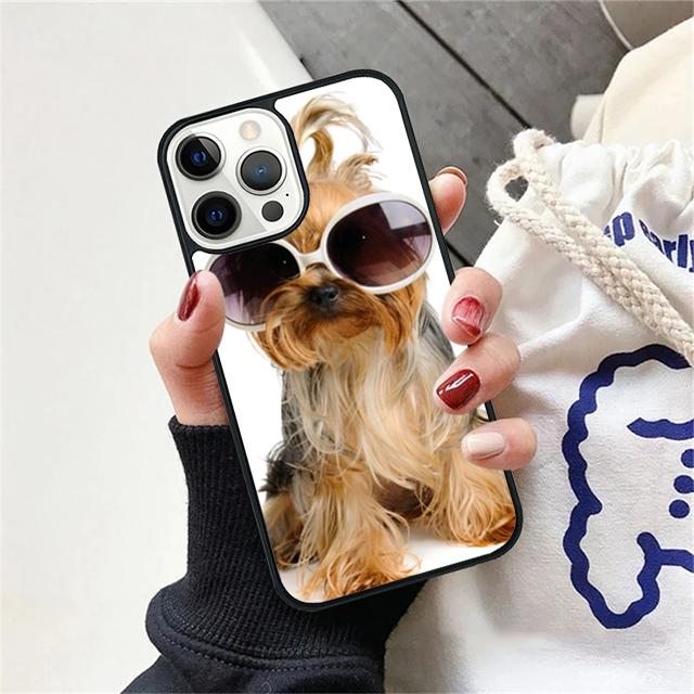 Yorkshire Terrier Yorkie Dog Coque Shell For iPhone 17 Air 15 16e 14 13 12 Pro Max 11 Pro Max Plus Phone Case Cover