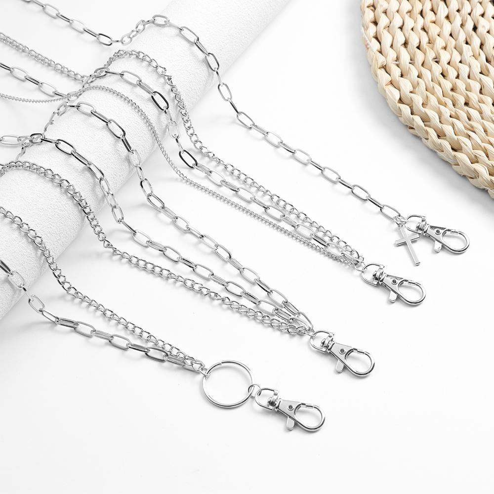 Punk Jewelry Jeans Jewerly Rock Keychain Waist Chain Pants Chain Trousers Decoration Chain Keychain