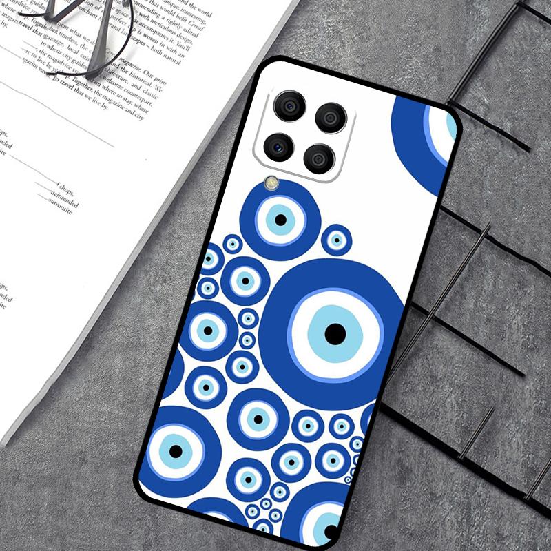 Evil Eyes Case For Samsung Galaxy M55 M31 M13 M11 M12 M14 M15 M06 M16 M36 M56 M53 M32 M52 M35 M34 M54