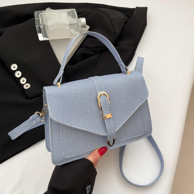 Stylish and simple small bag women's 2025 new trendy summer shoulder women's bag personalized foreign style casual messenger small square bag