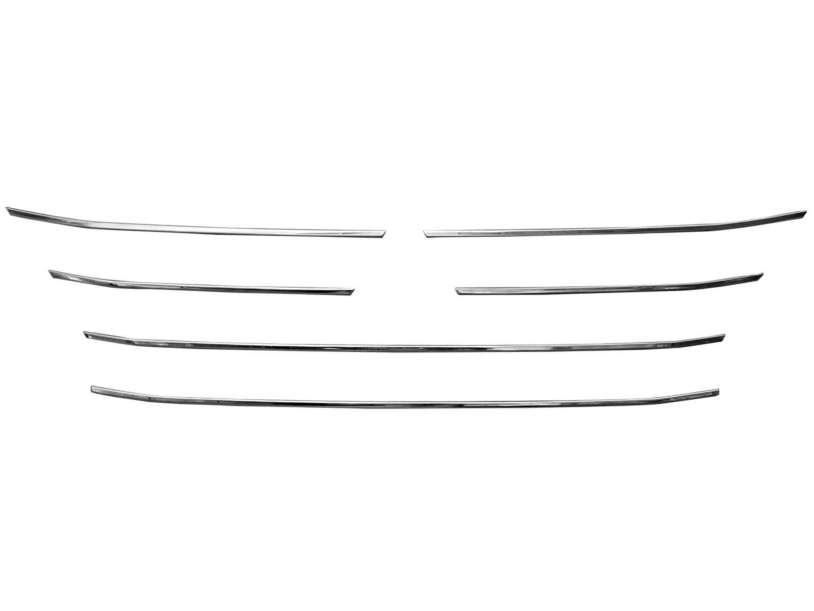 

BRIGHTZ eK Cross Space 34 35 37 38 stainless steel plated grill molding 6PC B34A B35A B37A B38A 34A 35A 37A 38A eK Cross Space Cross Space
