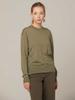 AYIHOLIC CASHMERE High Gauge Round Neck Long Sleeve Knit