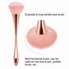 Ergonomic Comfort Handle Nail Dust Brush  Acrylic Powder Leftover Quick Removal