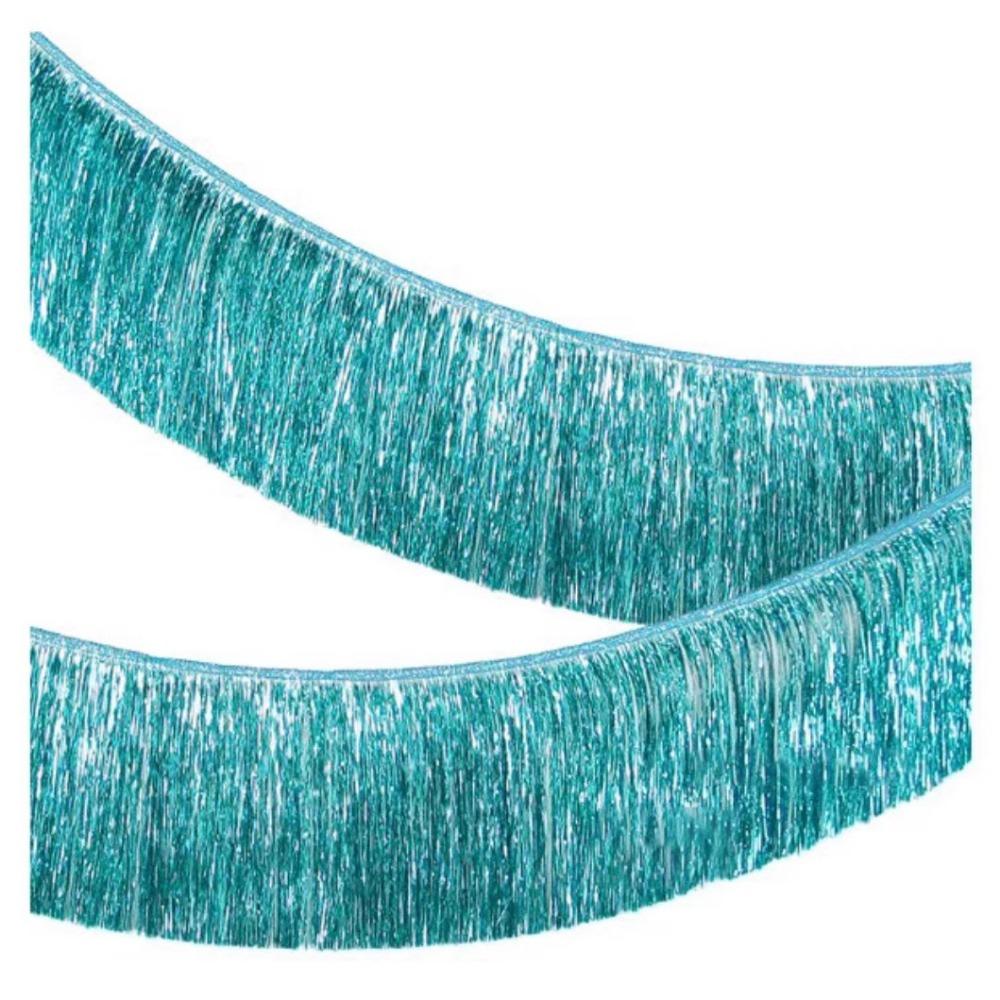 Multicolor Drizzle Garland Encryption Metallic Tinsel Tassel String Background Ornament Thickening Metallic Foil Fringe