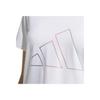 Adidas Mountain Logo Sports Short Sleeve Tee Women Tops White GP0673