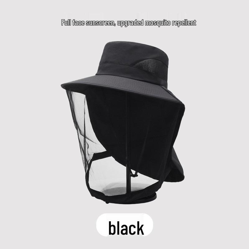 Waterdichte, UV-beschermende outdoorzonnehoed voor dames en heren – zomerse vis- en fietshoed met gezichts- en nekbescherming