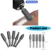 Set di 5 Raspe Lima Punta da Trapano Raspa Trapano Smerigliatrice Raspa da Trapano Per Lavorazione del Legno Strumento per Intaglio Burr Rotante Strumento per Lucidatura