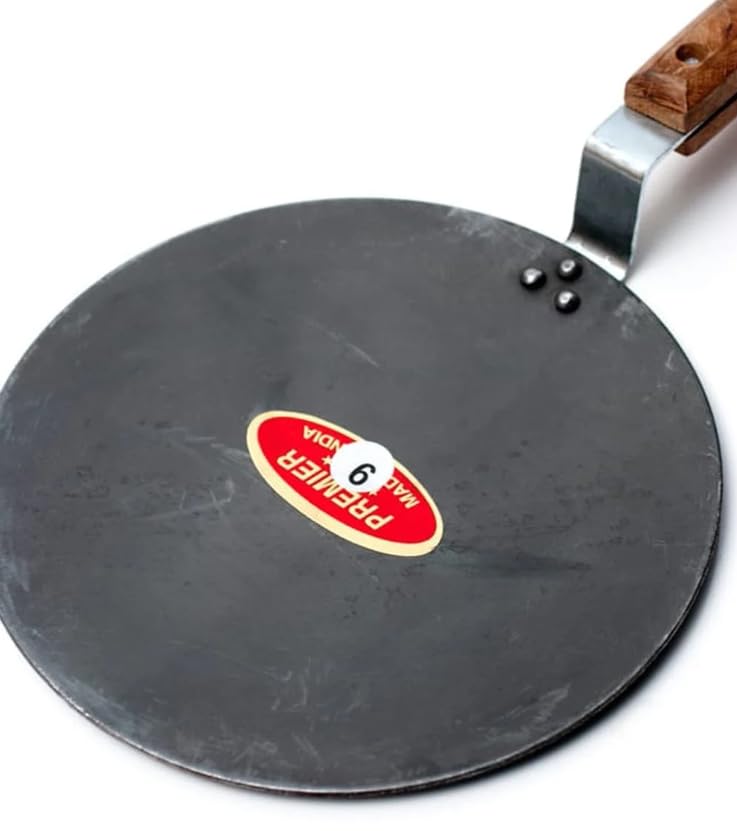 A Special Indian Steel Frying Pan for Baking Delicious Chapatis