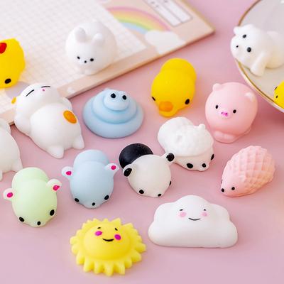 Kawaii Animal Soft Mochi Fidget Toys Anti-Stress Relief Sensory Toys For Adults
