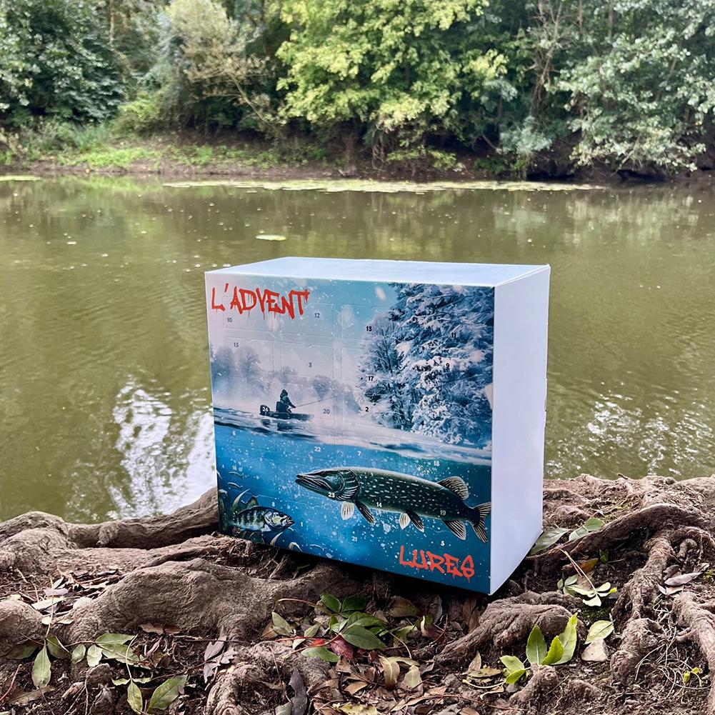 Angeln Weihnachtsartikel Adventskalender Countdown Angelköder 24 Tage Angelköder Set Kreative Weihnachtsgeschenke Tackle Blind Box