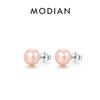 Natural Freshwater Pearls Stud Earrings 925 Sterling Silver Classic Elegant Earrings For Women Female Fine Jewelry