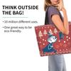 Moomin Little My Eco Tote Shoulder Large Capacity Shopping Convenience Store Multifunctional Portable Foldable Storage 50cm Wide x 40cm High x 15cm