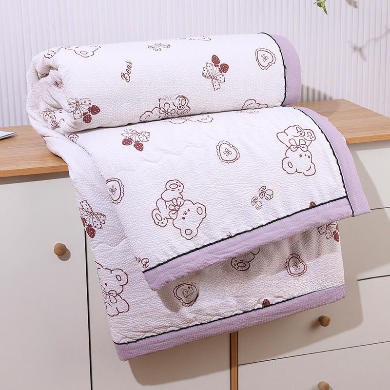 Bubble Cotton Summer Duvet Breathable Material Ecofriendly Filling For Student
