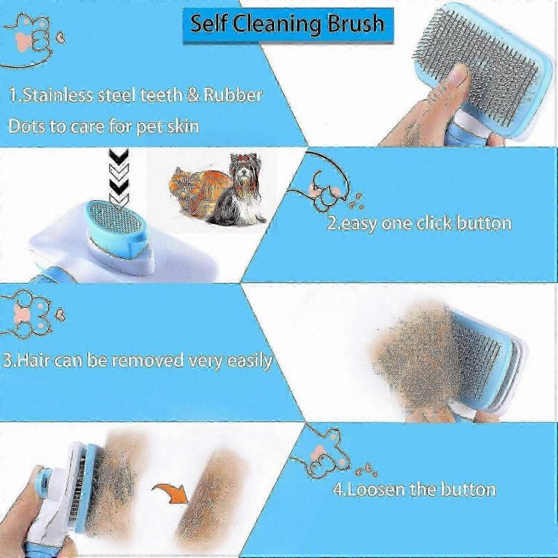 Pet Dog and Cat Brush, Hair Remover for Long and Short Hair, Clean Your Pet
