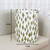 Extra Large Cotton Linen Folding Laundry Basket and Toy Hamper