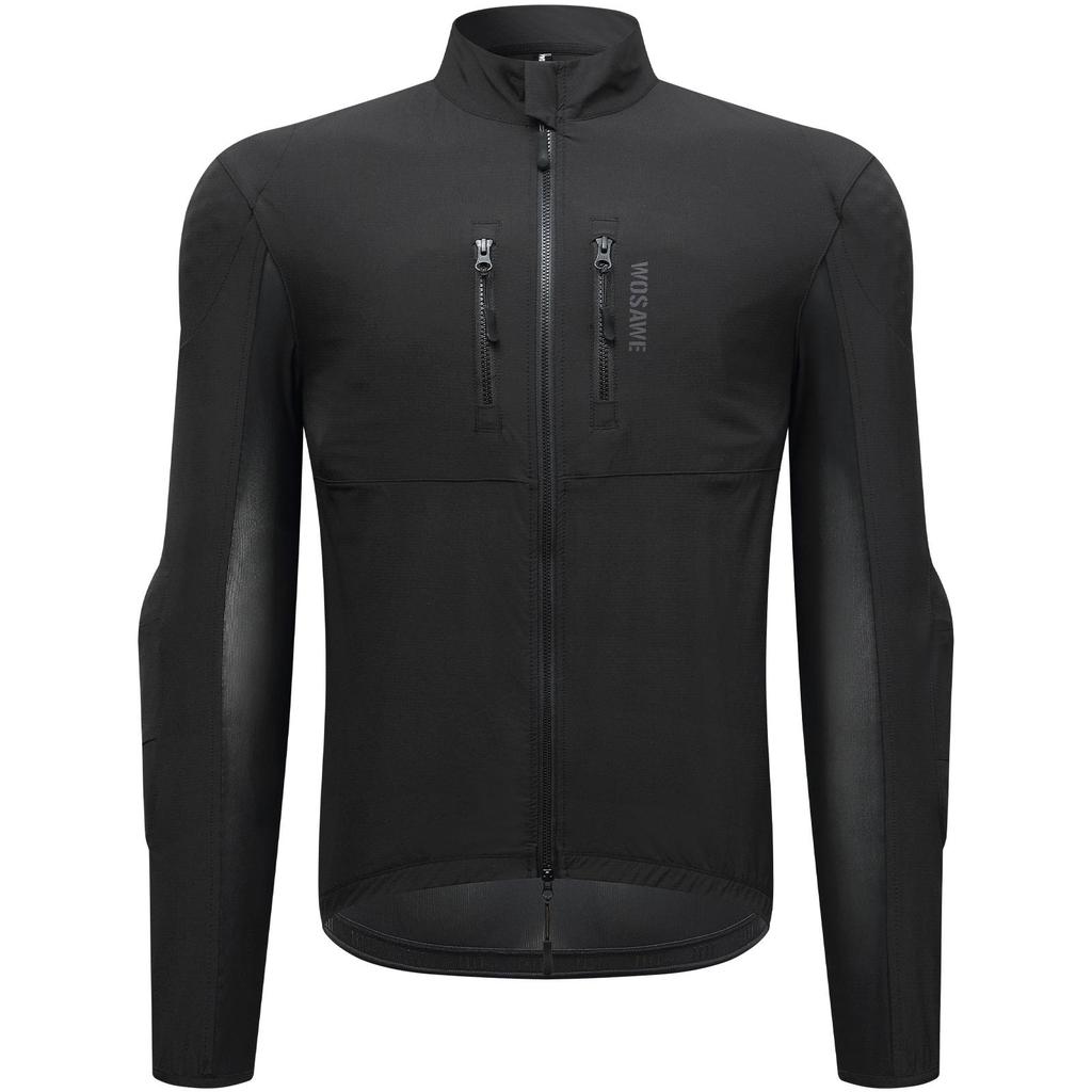 Wosawe Ανδρικά Ρούχα Αναβάτη με Πιστοποίηση CE Προστατευτικά Στήθους για Οδήγηση Προστατευτικά Πλάτης Προστατευτικά Ώμων & Αγκώνων Αφαιρούμενα Μαλακά Προστατευτικά Μπουφάν Μοτοσικλέτας