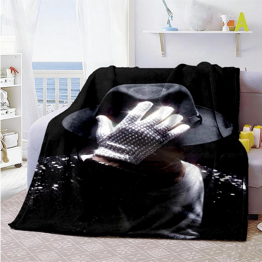 Michael Jackson Blanket Durable Comfort Suitable For Couch Chair Bedding For All Seasons Digital Print Ideal Gift For Birthday Valentine'S Day