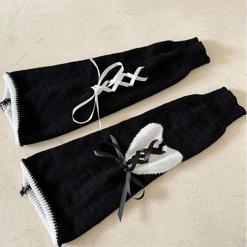 Leg Warmers Landmine Leg Loose Black [Lamerry] - Style, Mass-Produced Style, Subculture, Lolita, Y2K, Covers, Socks, Women's Socks,