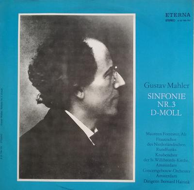 LP Record GUSTAV MAHLER MAUREEN FORRESTER Sinfonie Nr. 3 Dmoll 825790791 ETERNA 1973 Germany Classical Used