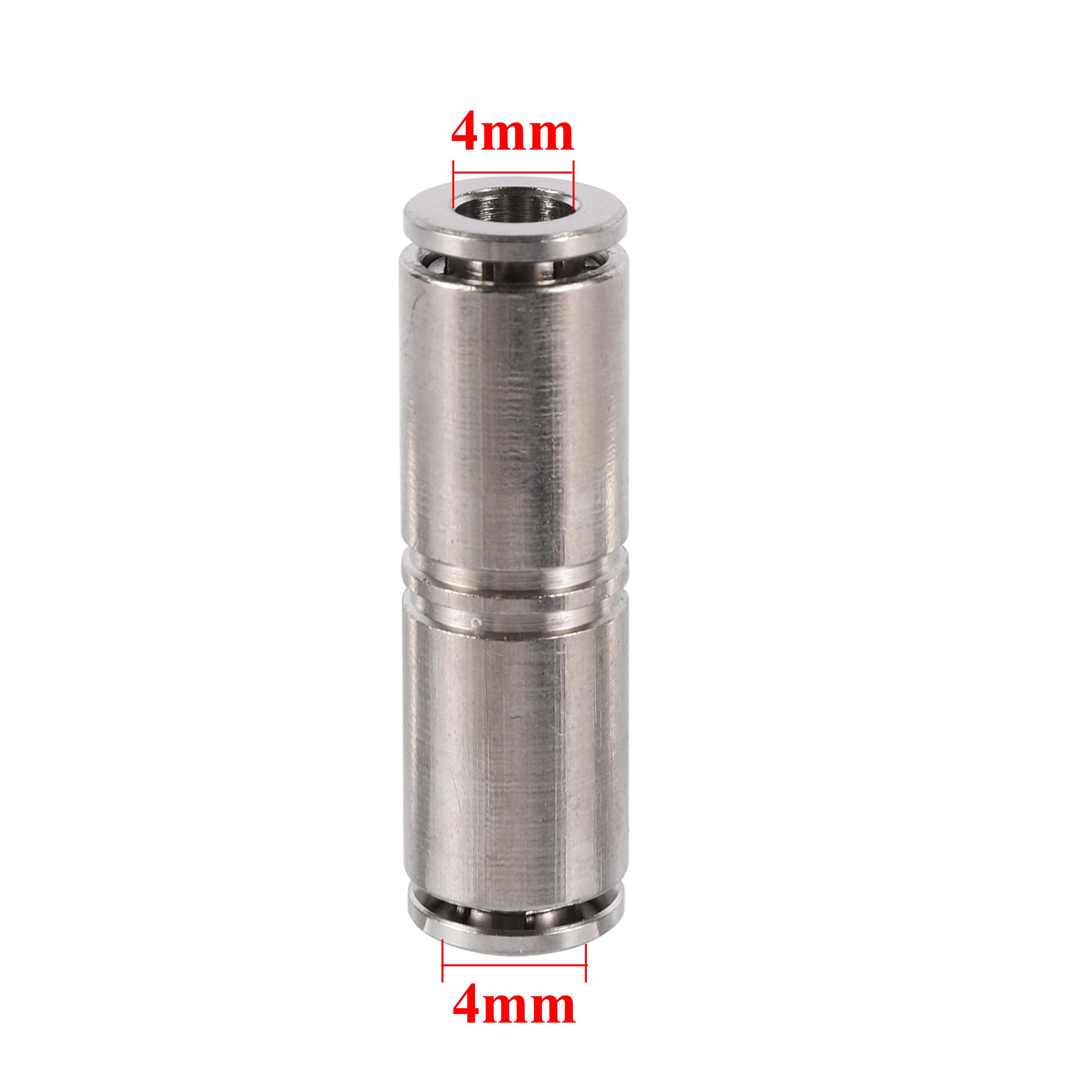 

Pneumatic Quick Coupling Reducer Nickel Plated Copper For 4/6/8/10/12/14/16mm PU Pipe Garden Irrigation Pipe Fittings Connector