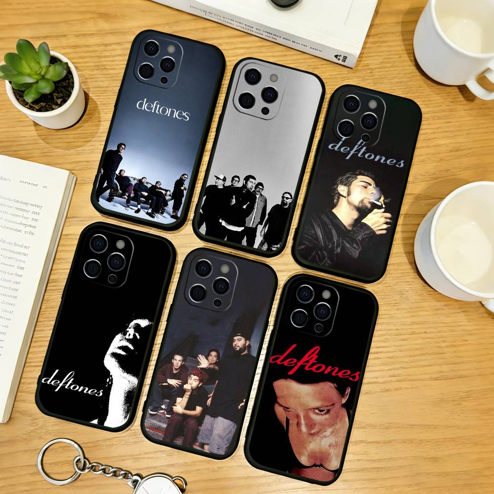 Band D-Deftones Handyhülle Silikon Weich Für IPhone 17 16 15 14 13 12 11 X XR Plus Pro Max Plus