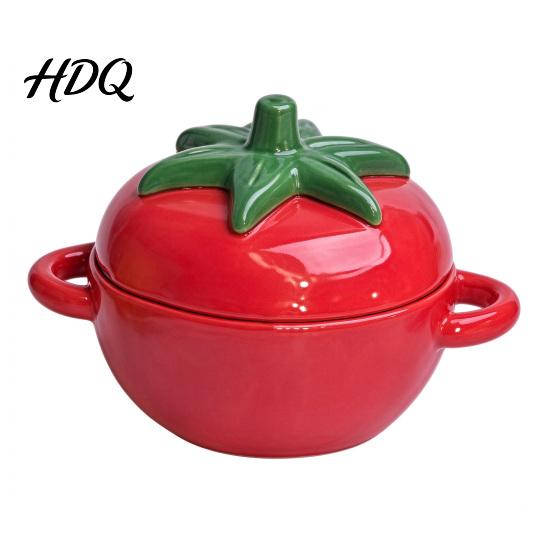 Dollhouse Food Decor Mini Fruit Shaped Stew Pot with Lid Tomato Pumpkin Durian Cooking Small Alloy Pot 1:12 Scale Doll House Kitchen Accessory,