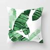 Fashion Tropical Plant Polyester Pillow Case Office Fabric Sofa Cushion Cover Home Polyester Pillow Case