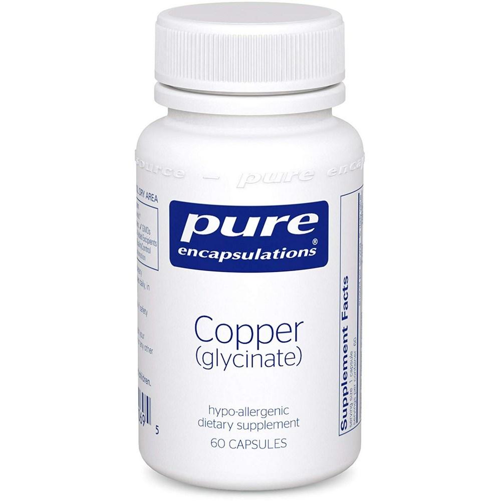 Pure Encapsulations Copper (Glycinate) Capsules 60 Tablets 1 pcs