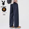 Men's Fleece-Lined Straight-Leg Casual Pants