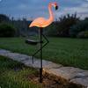 Solar Flamingo Lamp Automatic on/pink Avian Figure Outdoor for Lawn, Landscape