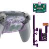 eXtremeRate RISE Plus MAX Back Paddle Kit for PS5 Controller 040 050 with Bottom Clicky Trigger Stops and Rubber Remappable Back Button Kit for PS5