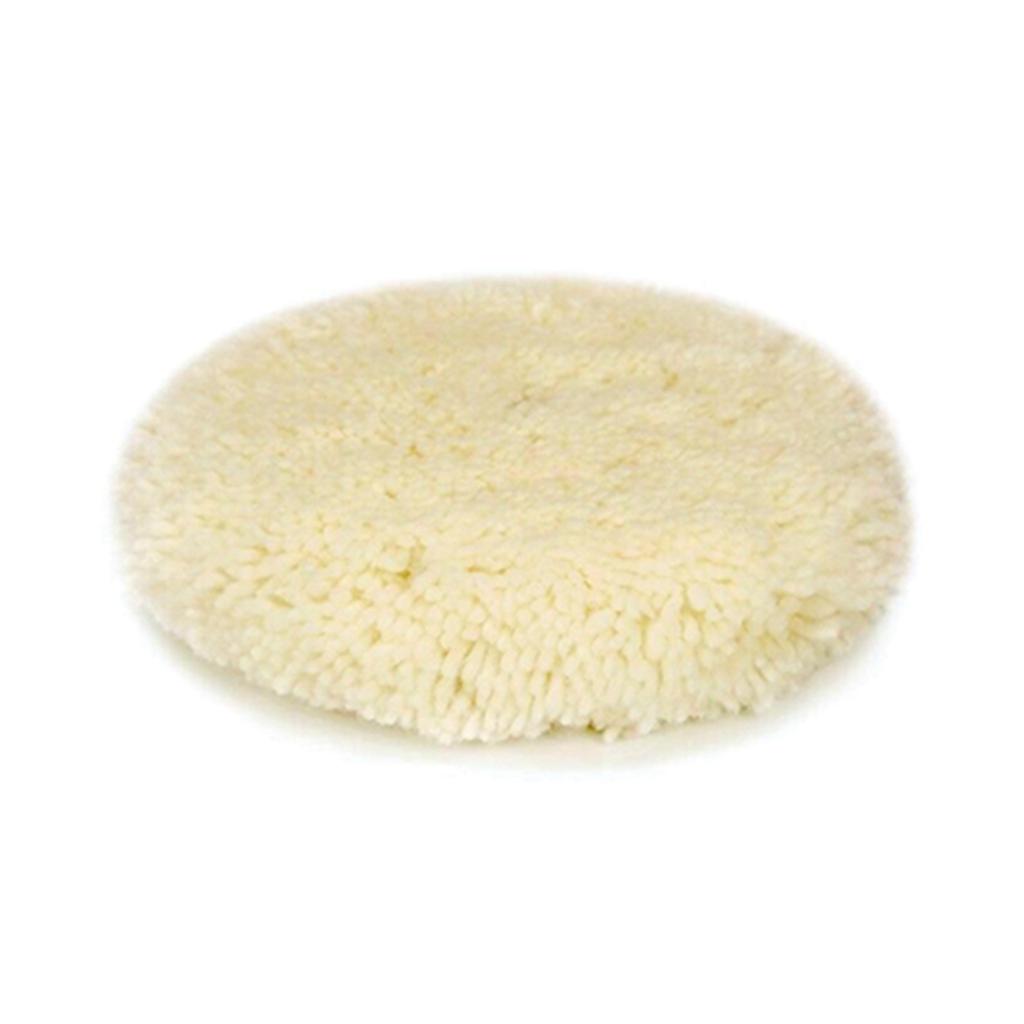 2 buc. Pad-uri de Lustruit Lână Naturală Kit Pad-uri de Polishare Disc de Lustruit pentru Tăiere cu Pastă Frumusete Auto Reparații Caroserie Polishare &